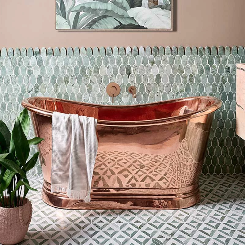 BC Designs Copper Boat Bath | Old Fashioned Bathrooms 1 BC Designs Copper Boat Bath | Old Fashioned Bathrooms