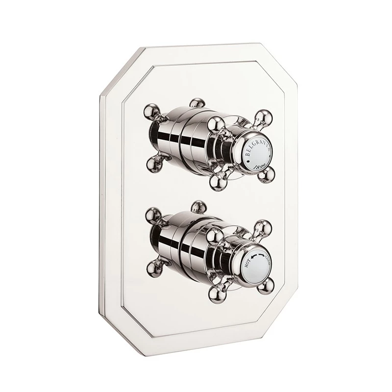 Belgravia Crosshead Thermostatic Shower Valve - 3 Outlets | OFB 2 Belgravia Crosshead Thermostatic Shower Valve - 3 Outlets | OFB - Image 2