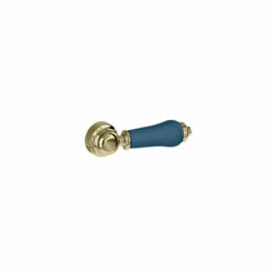 Spare Burlington Colours Ceramic Cistern Lever - 3 Different Colours -Old Fashioned Bathrooms Sales blue and gold cistern handle w900 h900
