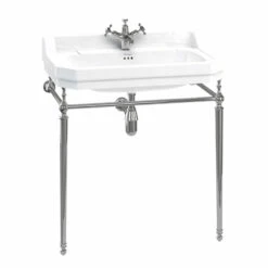 Burlington Edwardian 80cm Basin With Basin Stand | OFB