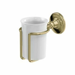 Burlington Tumbler Holder From The Burlington Chrome Bathroom Accessories Range -Old Fashioned Bathrooms Sales burlington gold tumbler holder