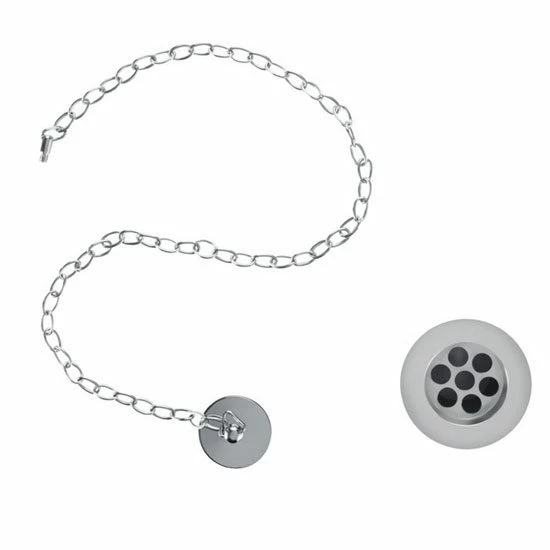 Burlington Basin Plug & Chain | Old Fashioned Bathrooms 1 Burlington Basin Plug & Chain | Old Fashioned Bathrooms