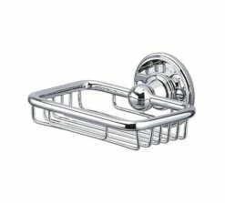 Burlington Soap Basket In Chrome | Old Fashioned Bathrooms