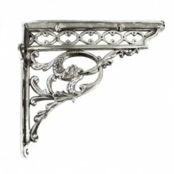 Serpent Design Basin Brackets (Pair) 328mm | Old Fashioned Bathrooms