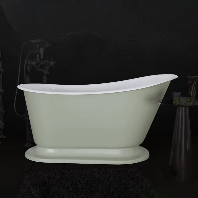 Hurlingham Cameo Slipper Cast Iron Bath 1400mm | Old Fashioned Bathrooms 1 Hurlingham Cameo Slipper Cast Iron Bath 1400mm | Old Fashioned Bathrooms