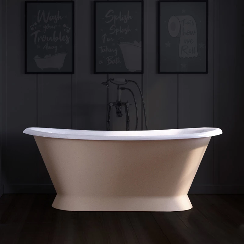 Cast Iron Montreal Bateau Bath 1680mm | Old Fashioned Bathrooms 1 Cast Iron Montreal Bateau Bath 1680mm | Old Fashioned Bathrooms