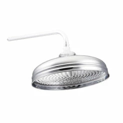 St James - 'Kit 1' Chrome Exposed Shower | Shop Here -Old Fashioned Bathrooms Sales chrome shower head 4