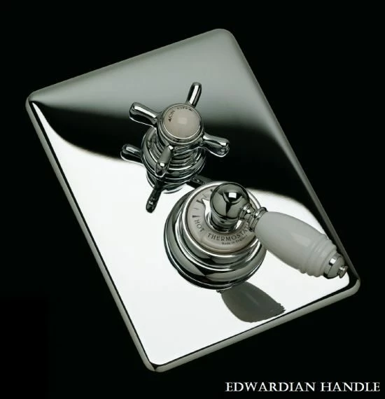 Edwards & Co Traditional Concealed Shower Valve – 1 Outlet - Old Fashioned Bathrooms 2 Edwards & Co Traditional Concealed Shower Valve – 1 Outlet - Old Fashioned Bathrooms - Image 2