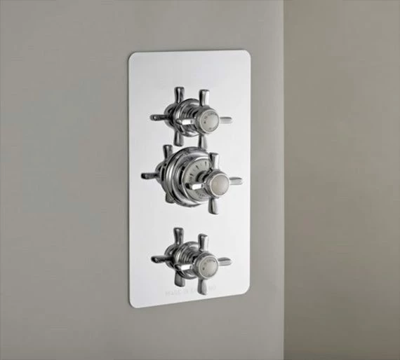 Edwards & Co Traditional Concealed Valve - 2 Outlets - Old Fashioned Bathrooms 1 Edwards & Co Traditional Concealed Valve - 2 Outlets - Old Fashioned Bathrooms