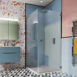 Crosswater Design 8 Hinged Door & (optional) Side Panel