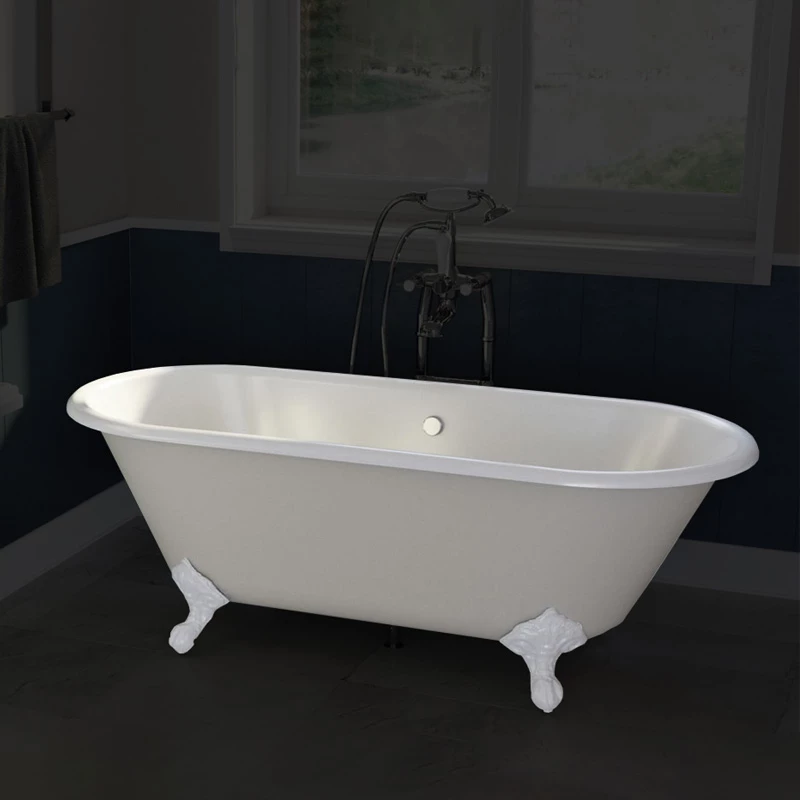 Cast Iron Double Ended Bath 1700mm | Old Fashioned Bathrooms 1 Cast Iron Double Ended Bath 1700mm | Old Fashioned Bathrooms