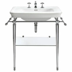 Etoile Vergennes Medium Basin & Stand - 605mm | Old Fashioned Bathrooms
