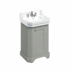 Burlington Edwardian 560mm Basin & Freestanding Cloakroom Vanity Unit -Old Fashioned Bathrooms Sales fc12o