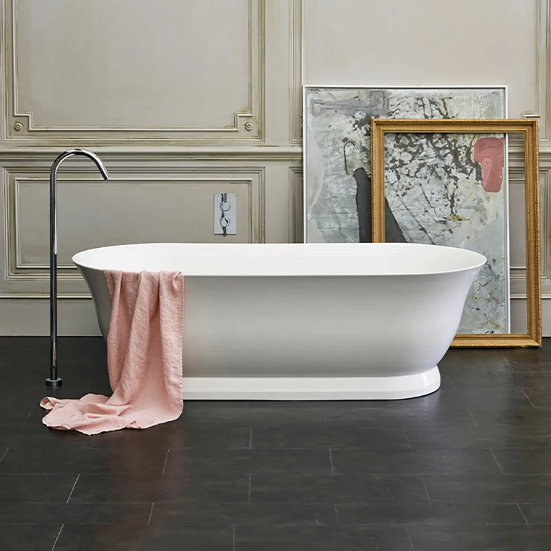 Clearwater Florenza Bath | Gloss White | Old Fashioned Bathrooms 2 Clearwater Florenza Bath | Gloss White | Old Fashioned Bathrooms - Image 2