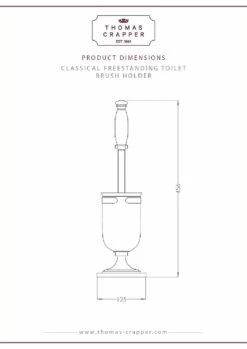 Thomas Crapper Classical Freestanding Toilet Brush Holder 7 Thomas Crapper Classical Freestanding Toilet Brush Holder -Old Fashioned Bathrooms Sales freestanding toilet brush holder thomas crapper classical pdf