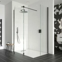 Crosswater 'Gallery 10' Corner With Fixed Deflector | 3 Finishes Available