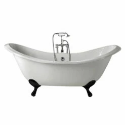 Imperial Sheraton Double Ended Slipper Bath With Ball G&H Feet -Old Fashioned Bathrooms Sales imperial sheraton cast iron double ended bath