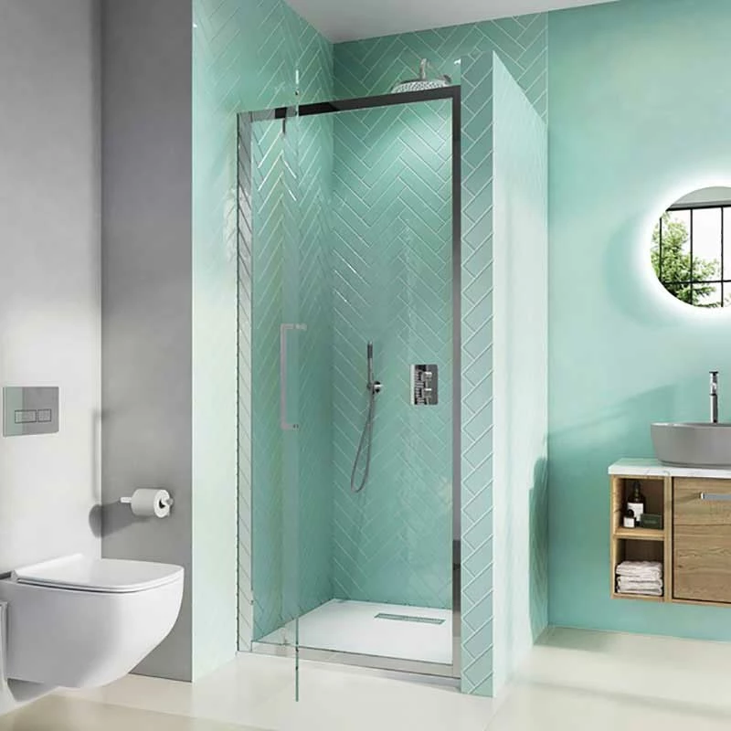 Crosswater 'Infinity 8' Pivot Door & (Optional) Side Panel 2 Crosswater 'Infinity 8' Pivot Door & (Optional) Side Panel - Image 2