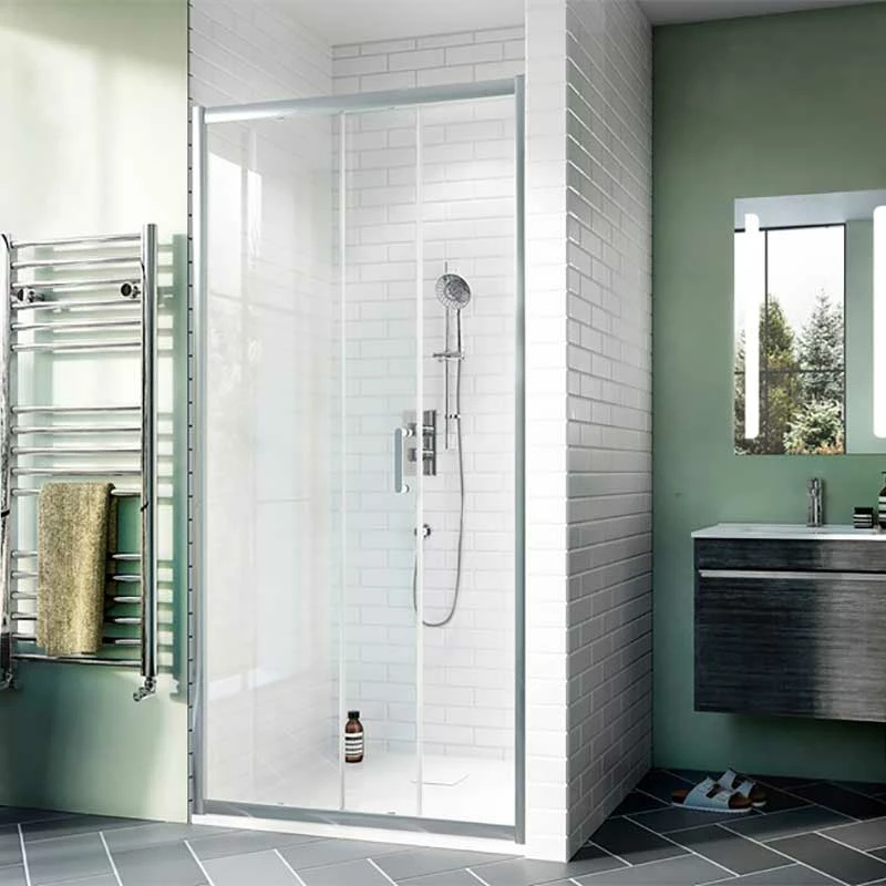 Crosswater 'Kai 6' Single Sliding Door & (Optional) Side Panel 2 Crosswater 'Kai 6' Single Sliding Door & (Optional) Side Panel - Image 2