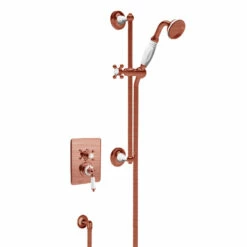St James - 'Kit 5' Copper Concealed Shower | Shop Here