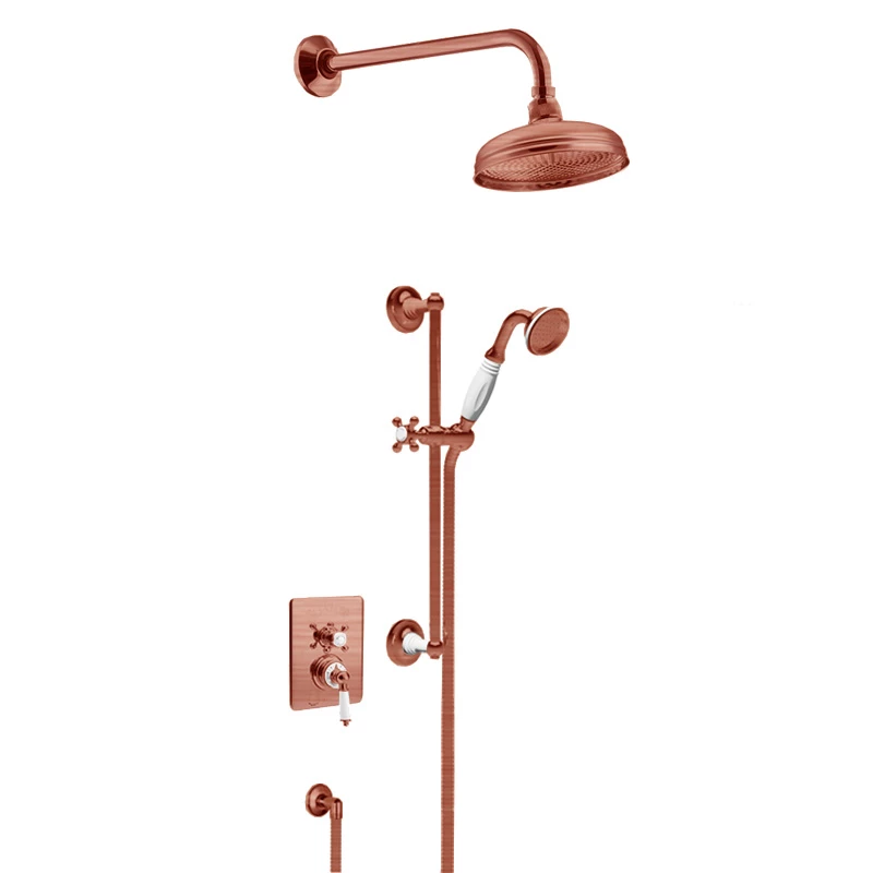 St James - 'Kit 6' Copper Concealed Shower | Shop Here 1 St James - 'Kit 6' Copper Concealed Shower | Shop Here
