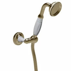 St James Nickel Hand Shower On Wall Bracket | Old Fashioned Bathrooms