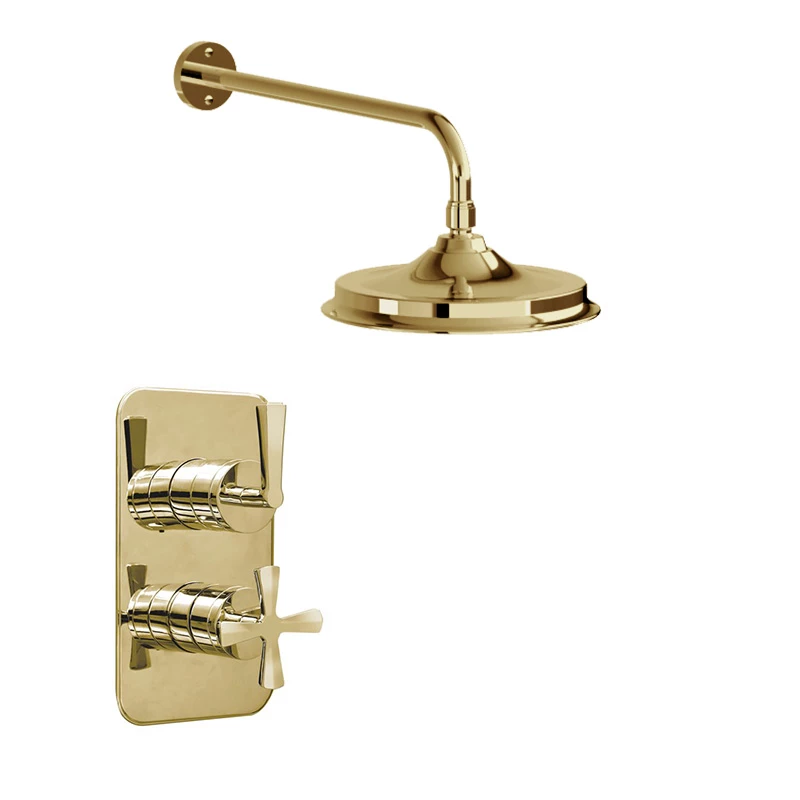Riviera Kit 1 - Shower Valve & Overhead Fixed Shower Rose 1 Riviera Kit 1 - Shower Valve & Overhead Fixed Shower Rose