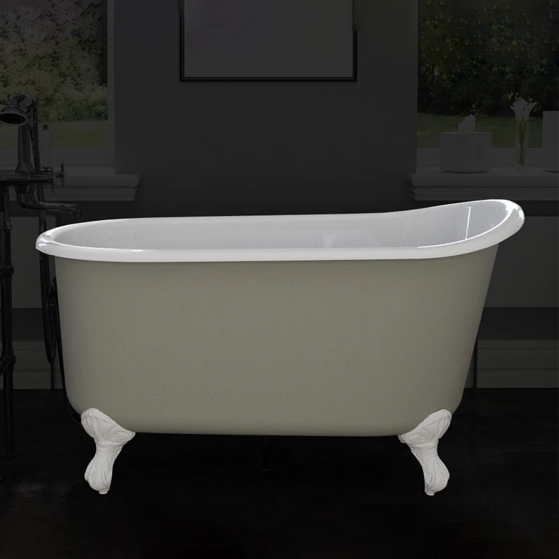 Cast Iron Deep Tub Bath 1370mm | Old Fashioned Bathrooms 1 Cast Iron Deep Tub Bath 1370mm | Old Fashioned Bathrooms