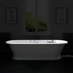 Hurlingham Shikara Cast Iron Bath 1820mm | Old Fashioned Bathrooms