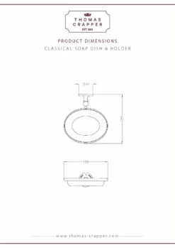 Thomas Crapper Classical Soap Dish & Holder | Old Fashioned Bathrooms -Old Fashioned Bathrooms Sales soap dish and holder thomas crapper classical pdf