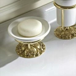 Flora Freestanding Soap Dish By Old Fashioned Bathrooms