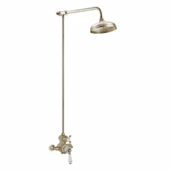 St James - 'Kit 1' Nickel Exposed Shower | Shop Here