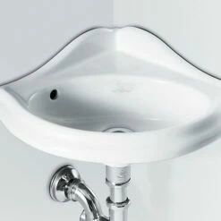 Old England Suffolk Corner Cloakroom Basin | Old Fashioned Bathrooms -Old Fashioned Bathrooms Sales suffolk corner basin3