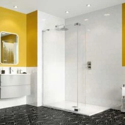 Crosswater Svelte 8 Walk In & (Optional) Deflector Panel