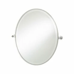 Thomas Crapper Classical Oval Tilt MirrorĀ | Old Fashioned Bathrooms