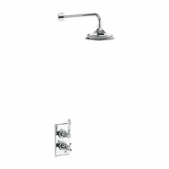 Burlington Trent Thermostatic Single Outlet Concealed Shower