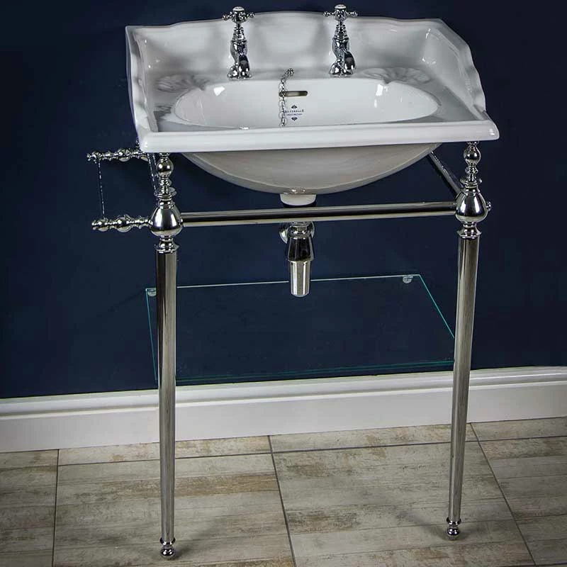 Victorian 635mm Basin With Stand | Old Fashioned Bathrooms 1 Victorian 635mm Basin With Stand | Old Fashioned Bathrooms