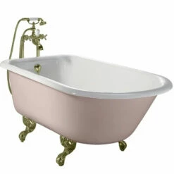 Imperial Waldorf Single Ended Bath With Ball & Claw Feet | OFB 6 Imperial Waldorf Single Ended Bath With Ball & Claw Feet | OFB -Old Fashioned Bathrooms Sales waldorf single ended bath antique gold